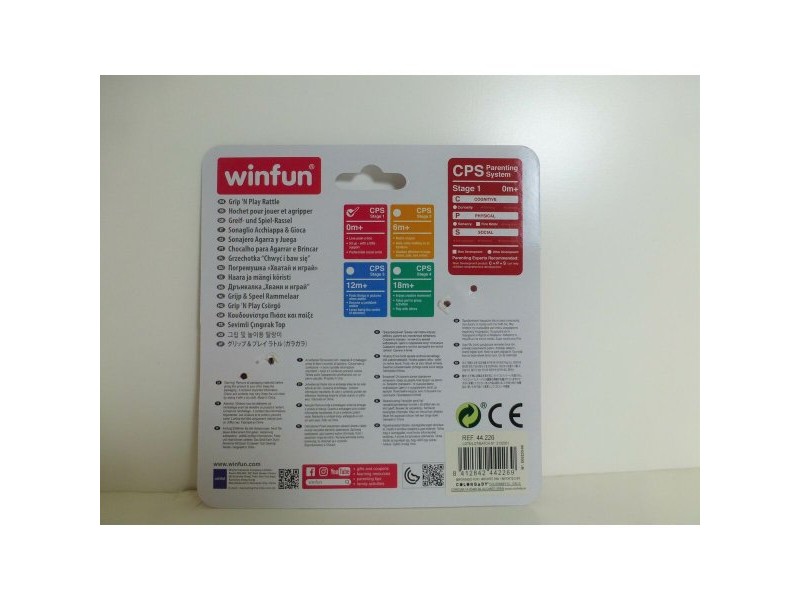 Дрънкалка Winfun Пластмаса 12 x 13,5 x 12 cm (12 броя)