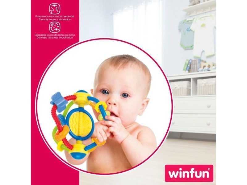 Дрънкалка Winfun Пластмаса 12 x 13,5 x 12 cm (12 броя)