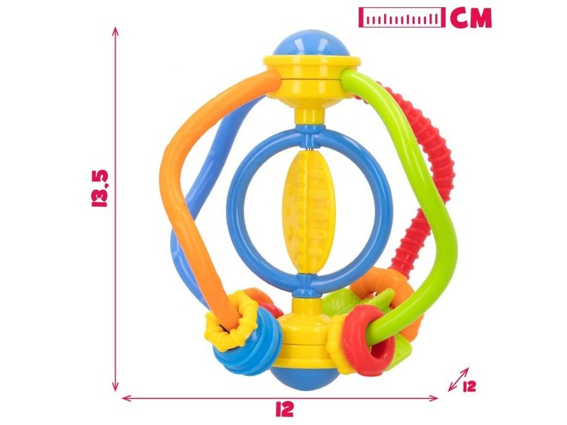 Дрънкалка Winfun Пластмаса 12 x 13,5 x 12 cm (12 броя)