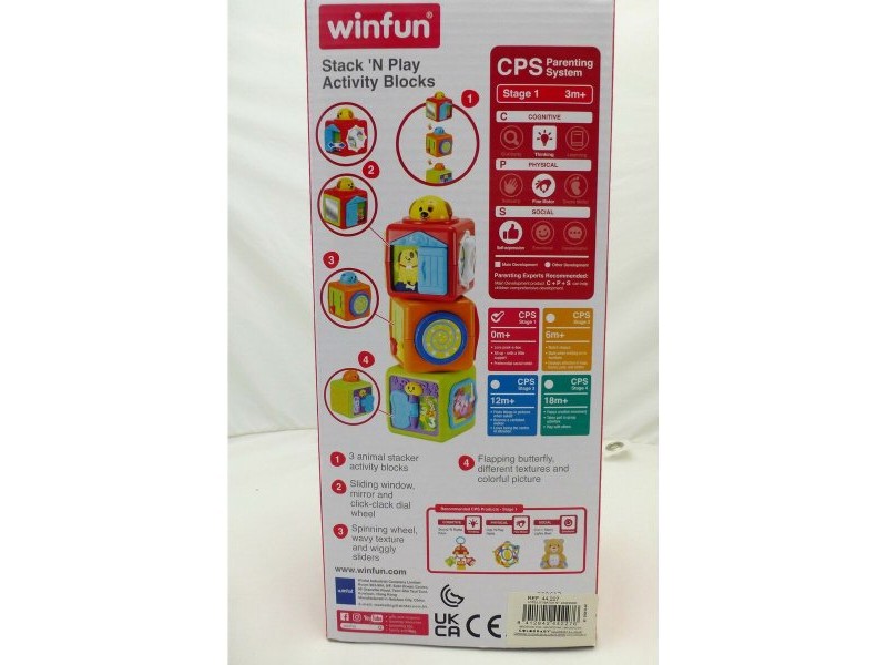 Бебешка Игра за Умения Winfun 3 Части 8 x 24,5 x 8 cm (6 броя) Бебешка Игра за Умения Winfun 3 Части 8 x 24,5 x 8 cm (6 броя)