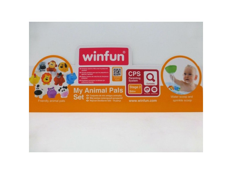 Комплект Животни от Фермата Winfun Пластмаса 10 Части 6 x 5,5 x 5 cm (6 броя) Комплект Животни от Фермата Winfun Пластмаса 10 Части 6 x 5,5 x 5 cm (6 броя)