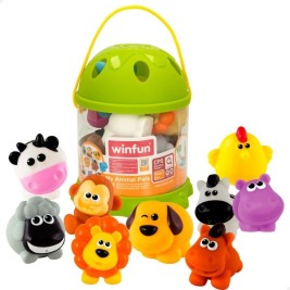 Комплект Животни от Фермата Winfun Пластмаса 10 Части 6 x 5,5 x 5 cm (6 броя)