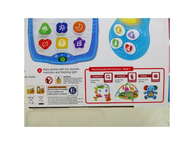 Комплект Играчки за Бебета Winfun 3 Части 13 x 18,5 x 2,5 cm (6 броя)