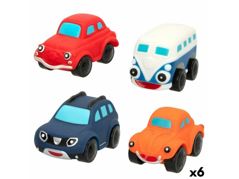 Комплект Превозни Средства Motor Town 4 Части 7,5 x 4,5 x 5 cm (6 броя)