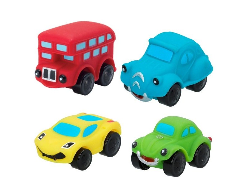 Комплект Превозни Средства Motor Town 4 Части 7,5 x 4,5 x 5 cm (6 броя)