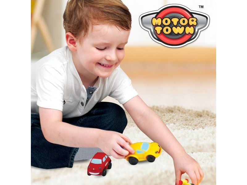 Комплект Превозни Средства Motor Town 4 Части 7,5 x 4,5 x 5 cm (6 броя)
