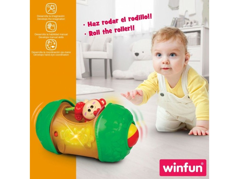 Интерактивна Играчка за Бебе Winfun Маймуна 11,5 x 20,5 x 11,5 cm (6 броя)