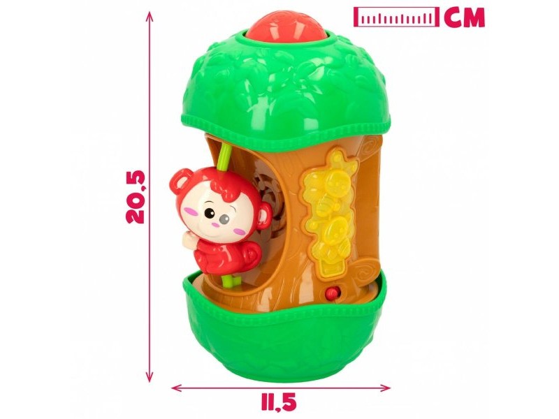 Интерактивна Играчка за Бебе Winfun Маймуна 11,5 x 20,5 x 11,5 cm (6 броя)
