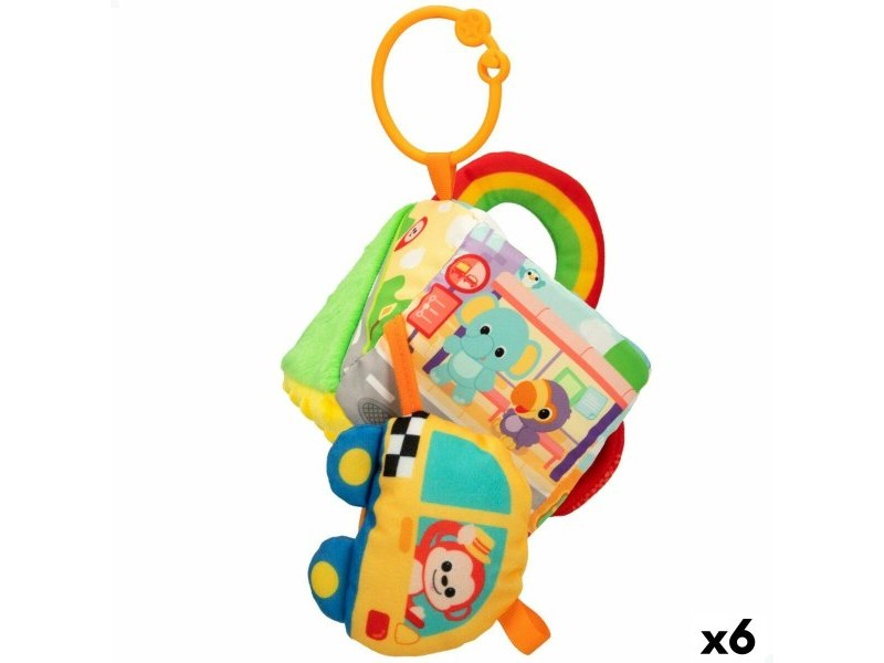 Бебешка Играчка Въртележка Winfun Плат Пластмаса 11,5 x 11,5 x 11,5 cm (6 броя)
