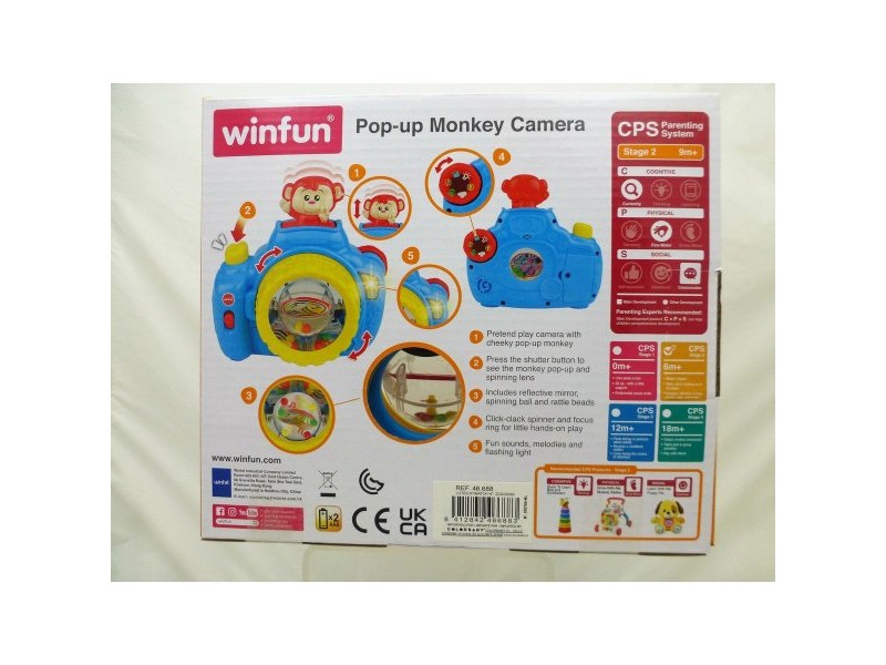 Детски фотоапарат Winfun Син 17 x 16,5 x 8 cm (6 броя)
