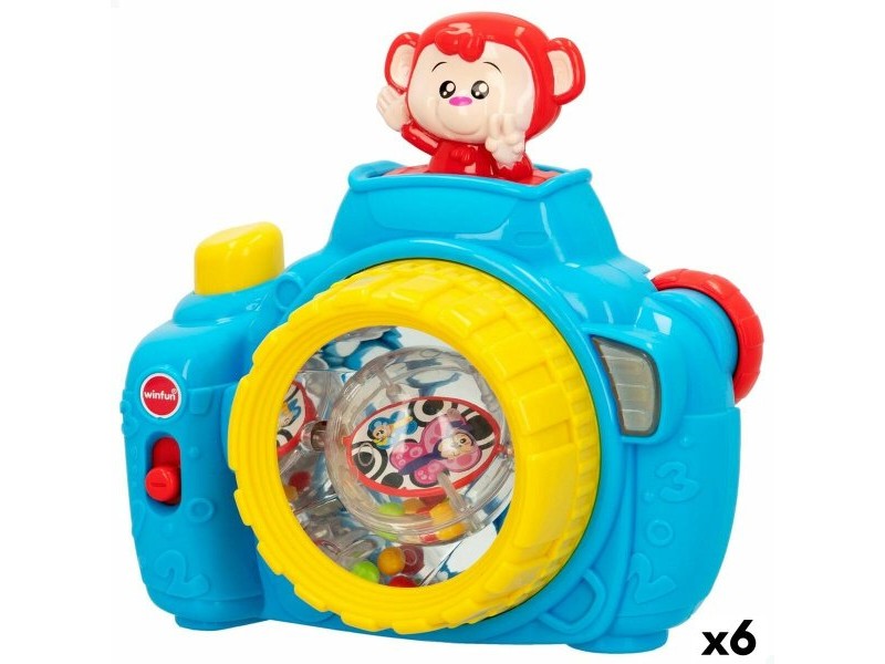 Детски фотоапарат Winfun Син 17 x 16,5 x 8 cm (6 броя)
