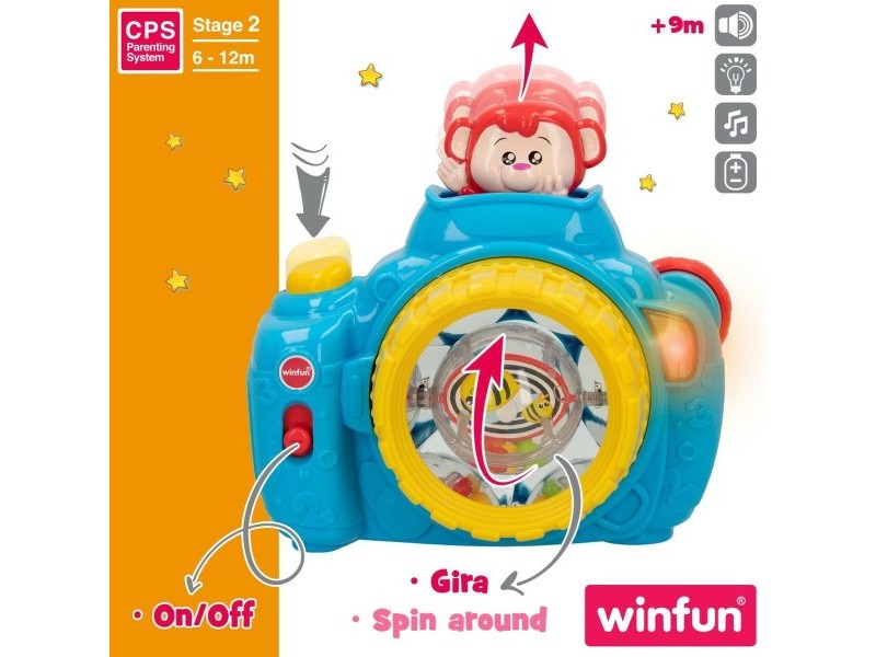 Детски фотоапарат Winfun Син 17 x 16,5 x 8 cm (6 броя)