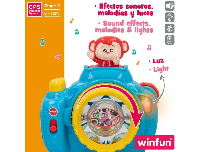 Детски фотоапарат Winfun Син 17 x 16,5 x 8 cm (6 броя)