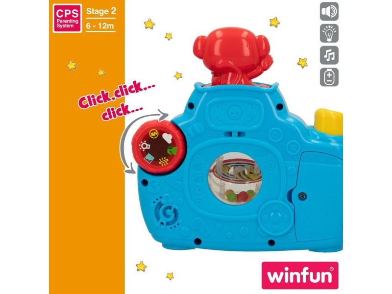 Детски фотоапарат Winfun Син 17 x 16,5 x 8 cm (6 броя)