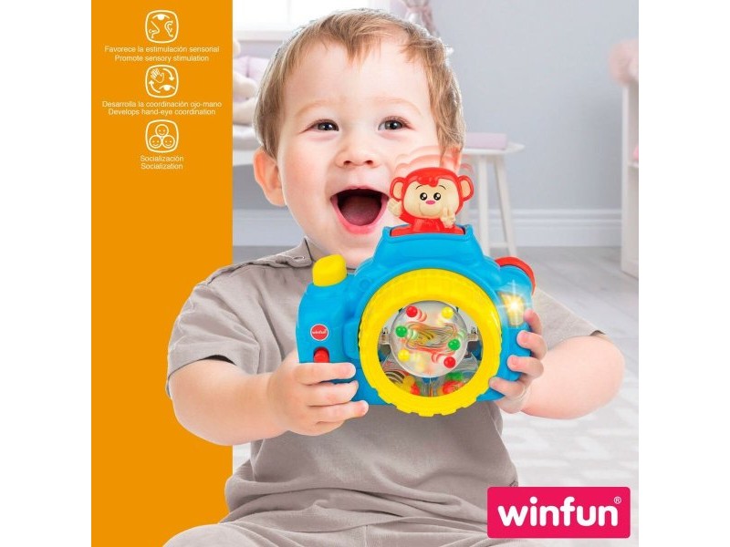 Детски фотоапарат Winfun Син 17 x 16,5 x 8 cm (6 броя)