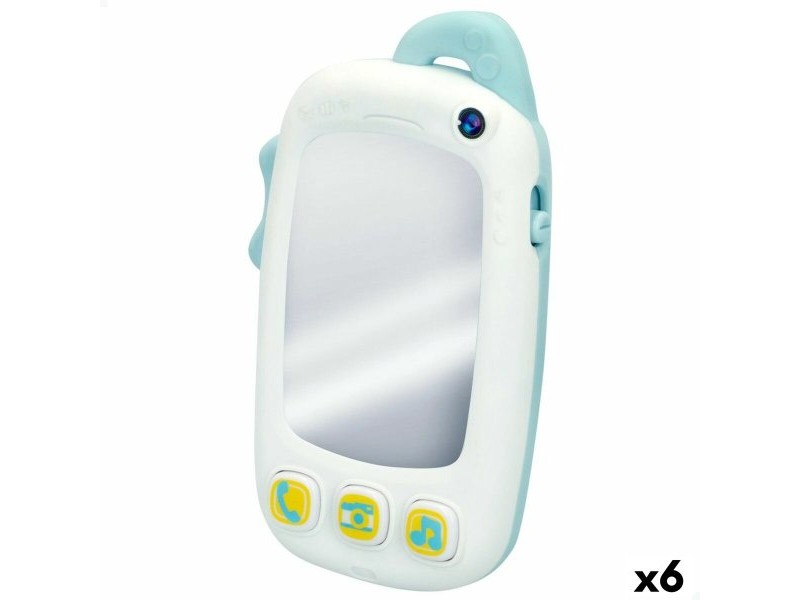 Играчка Телефон Winfun Бял 9 x 15,5 x 3,8 cm (6 броя)