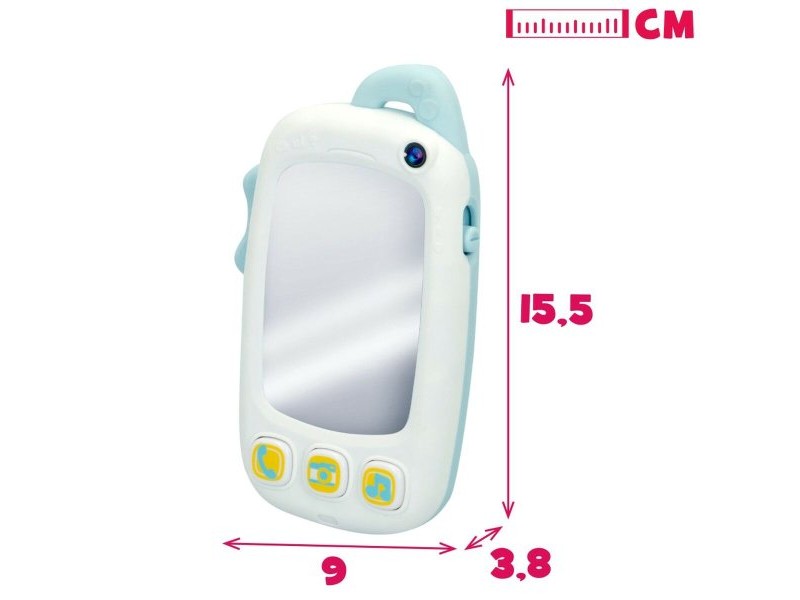 Играчка Телефон Winfun Бял 9 x 15,5 x 3,8 cm (6 броя)