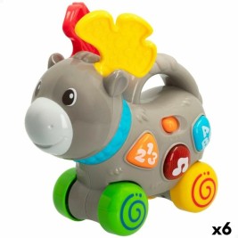 Играчка за дърпане Winfun Лос 17 x 17 x 7,5 cm (6 броя)