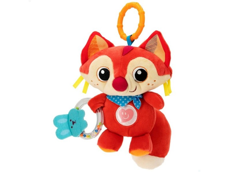 Плюшена Дрънкалка Winfun Лисица 13,5 x 26,5 x 7,5 cm (6 броя)