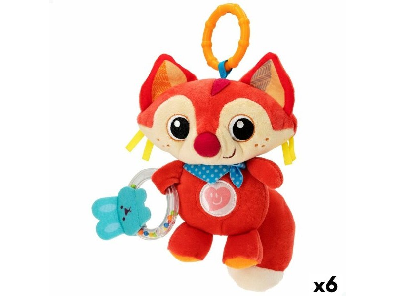 Плюшена Дрънкалка Winfun Лисица 13,5 x 26,5 x 7,5 cm (6 броя)