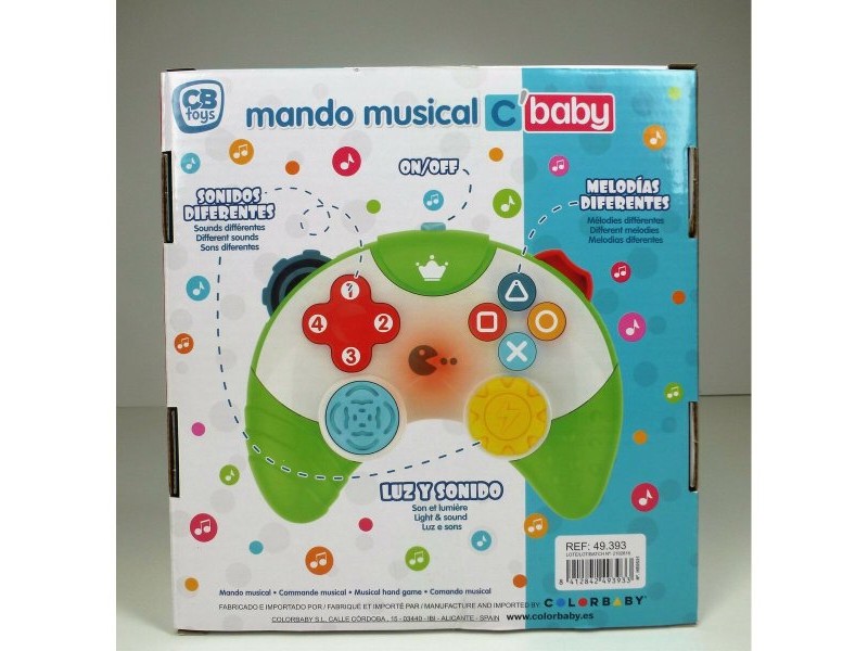 Toy controller Colorbaby Зелен 15 x 5,5 x 12 cm (6 броя)