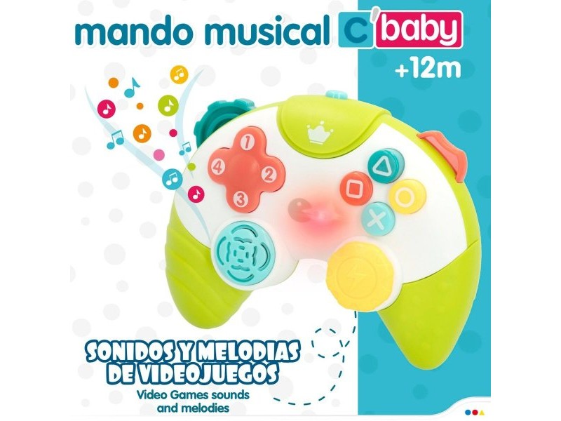 Toy controller Colorbaby Зелен 15 x 5,5 x 12 cm (6 броя)