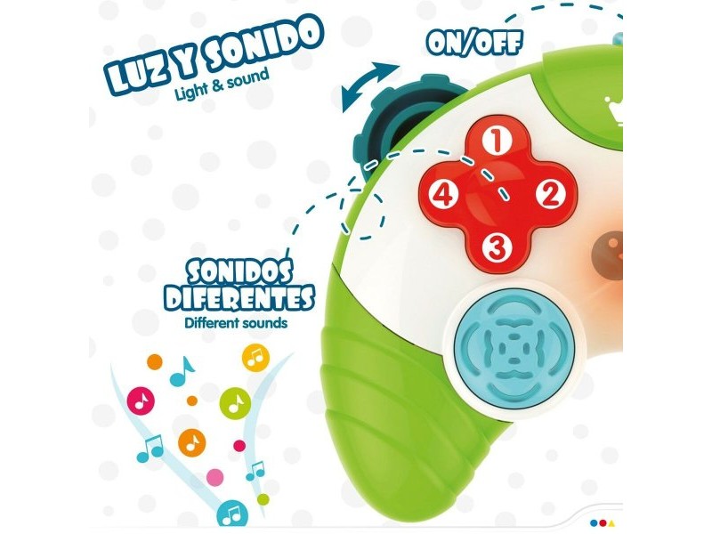 Toy controller Colorbaby Зелен 15 x 5,5 x 12 cm (6 броя)
