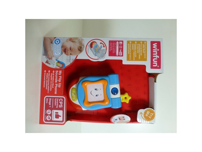 Играчка Телефон Winfun 7 x 13,5 x 4,1 cm (6 броя)