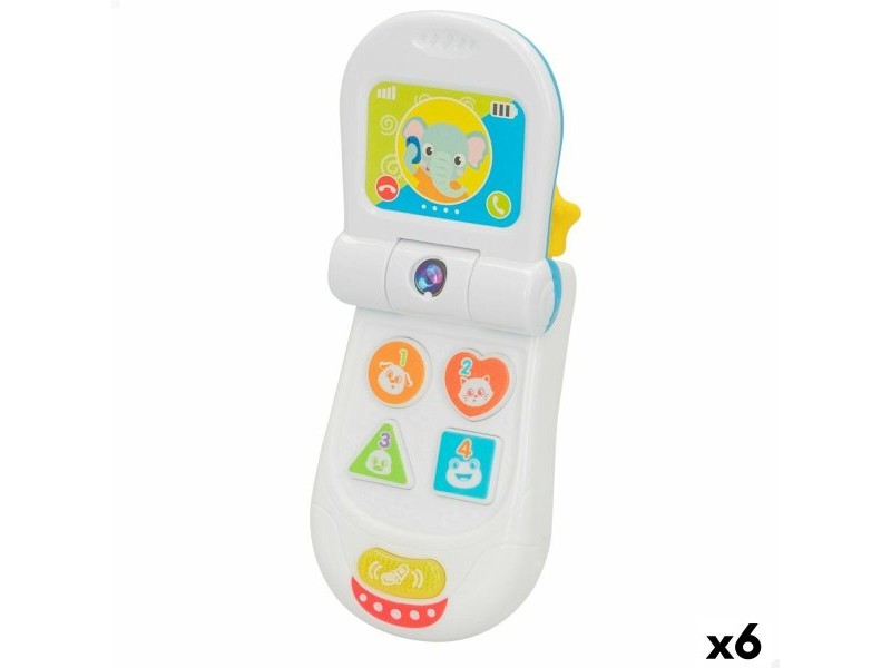Играчка Телефон Winfun 7 x 13,5 x 4,1 cm (6 броя)