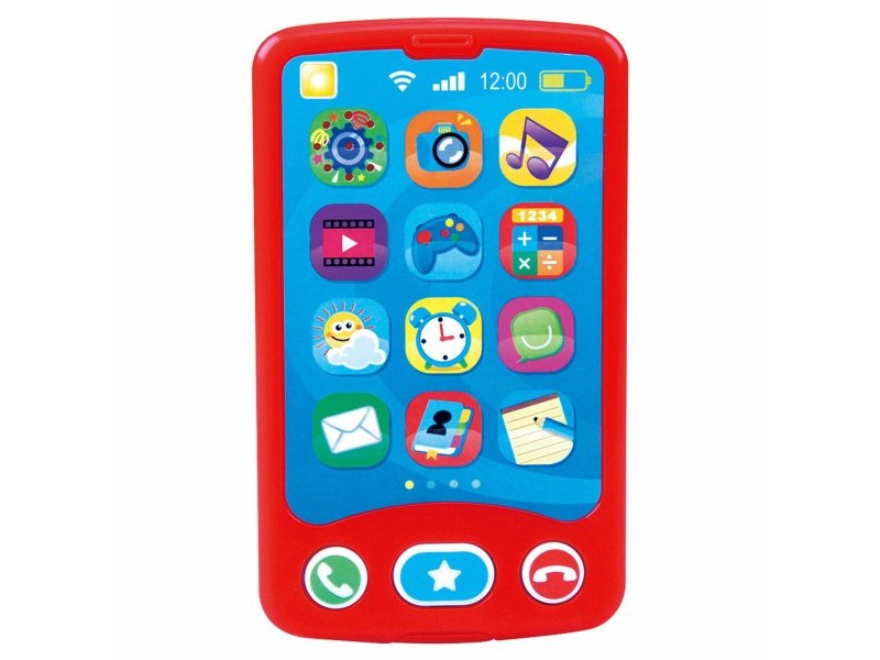 Играчка Телефон PlayGo Червен 6,8 x 11,5 x 1,5 cm (6 броя)
