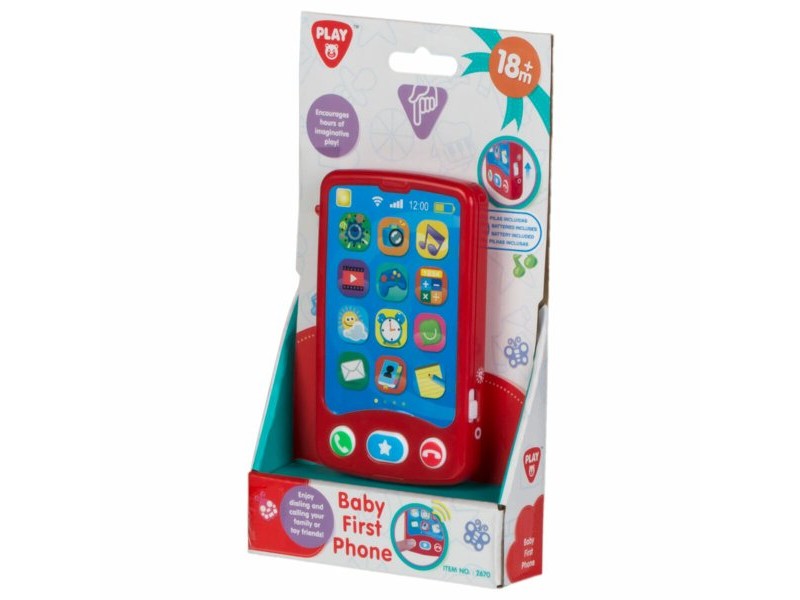 Играчка Телефон PlayGo Червен 6,8 x 11,5 x 1,5 cm (6 броя)
