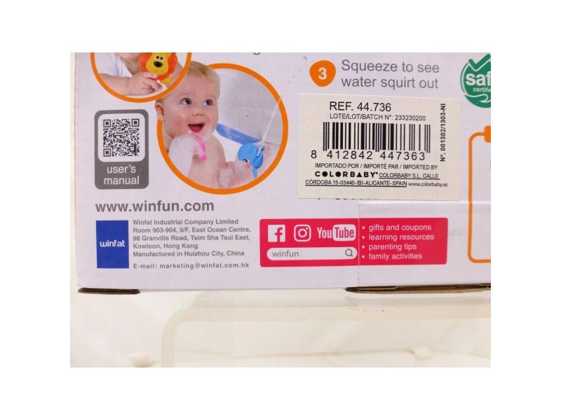 Комплект Животни от Фермата Winfun 7 x 6,5 x 4 cm (12 броя)