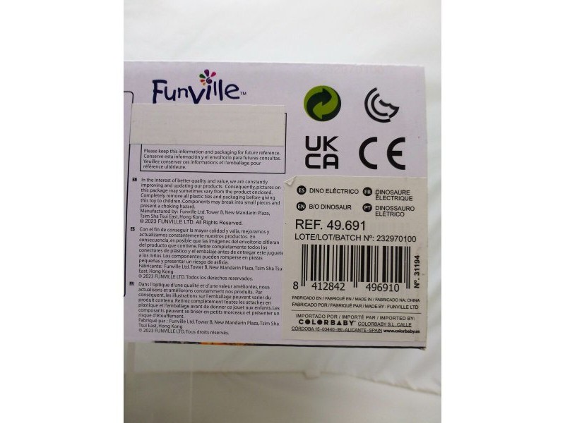 Съчленена Фигура Funville Динозавър 23 x 21 x 8 cm 23 x 21,5 x 8,5 cm (4 броя) Съчленена Фигура Funville Динозавър 23 x 21 x 8 cm 23 x 21,5 x 8,5 cm (4 броя)