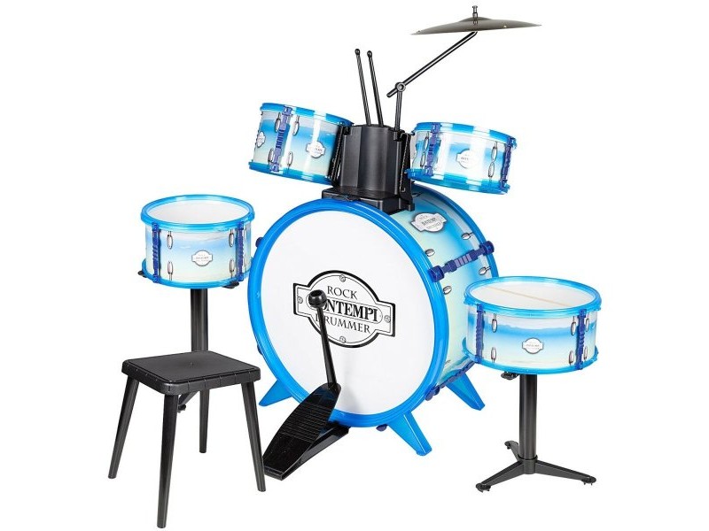 Барабани Bontempi Син Пластмаса 85 x 68 x 65 cm (9 Части) (2 броя)