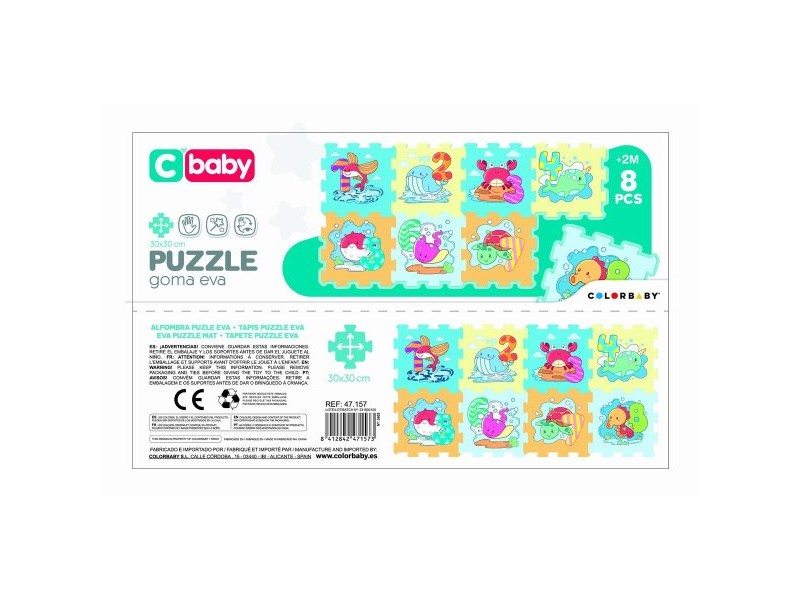 Подложка за игра Colorbaby Военен EVA 8 Части (4 броя)