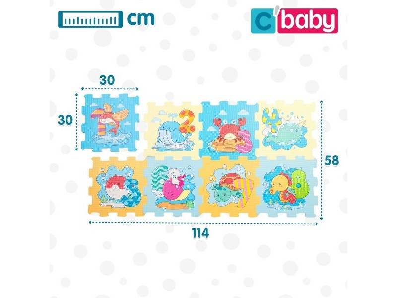 Подложка за игра Colorbaby Военен EVA 8 Части (4 броя)