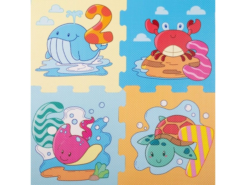 Подложка за игра Colorbaby Военен EVA 8 Части (4 броя)