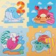Подложка за игра Colorbaby Военен EVA 8 Части (4 броя)