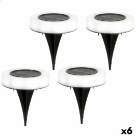 Комплект слънчеви градински колове Aktive 4 Части ABS 10,5 x 12,5 x 10,5 cm (6 броя)
