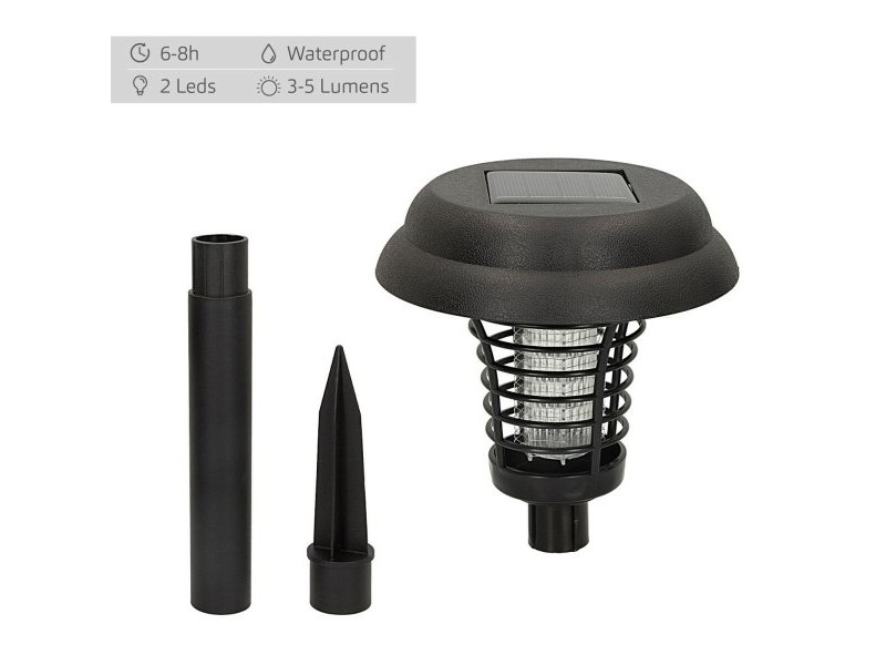 Соларен градински кол Aktive полипропилен 14 x 42 x 14 cm (4 броя)