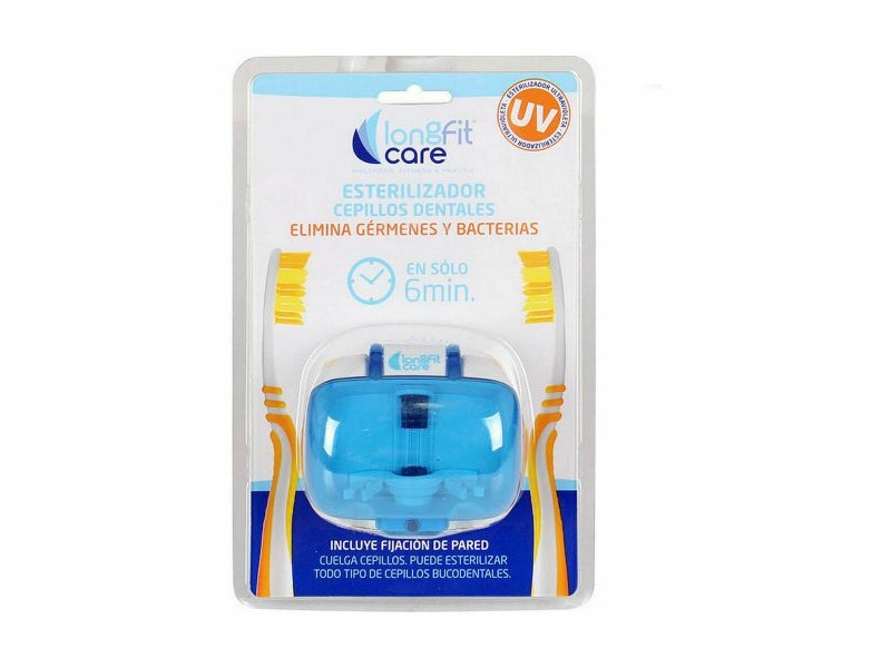 UV стерилизатор LongFit Care Четка за Зъби 15 x 23 x 6 cm (2 броя)