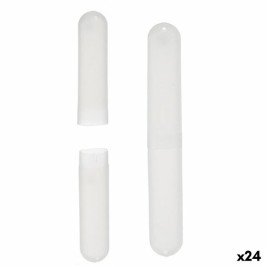 Поставка за четка за зъби Berilo Прозрачен полипропилен 20 x 2 x 3 cm (24 броя)