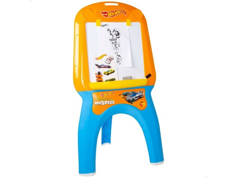 Бяла дъска Hot Wheels 3 броя 57,5 x 105 x 43 cm