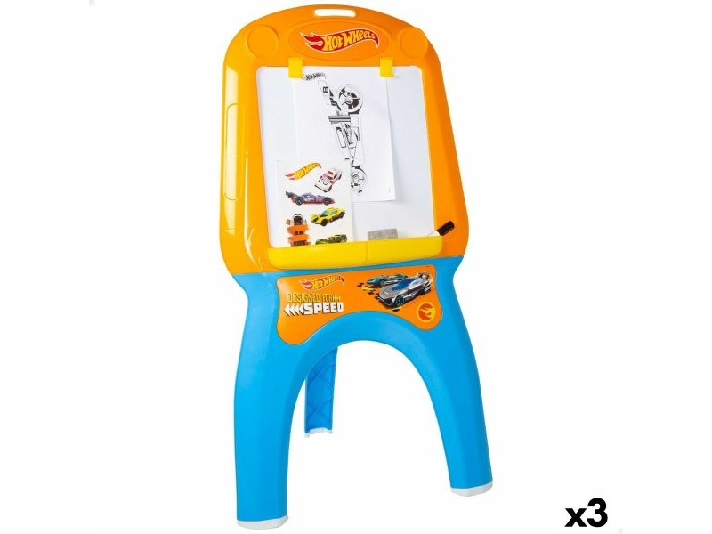 Бяла дъска Hot Wheels 3 броя 57,5 x 105 x 43 cm