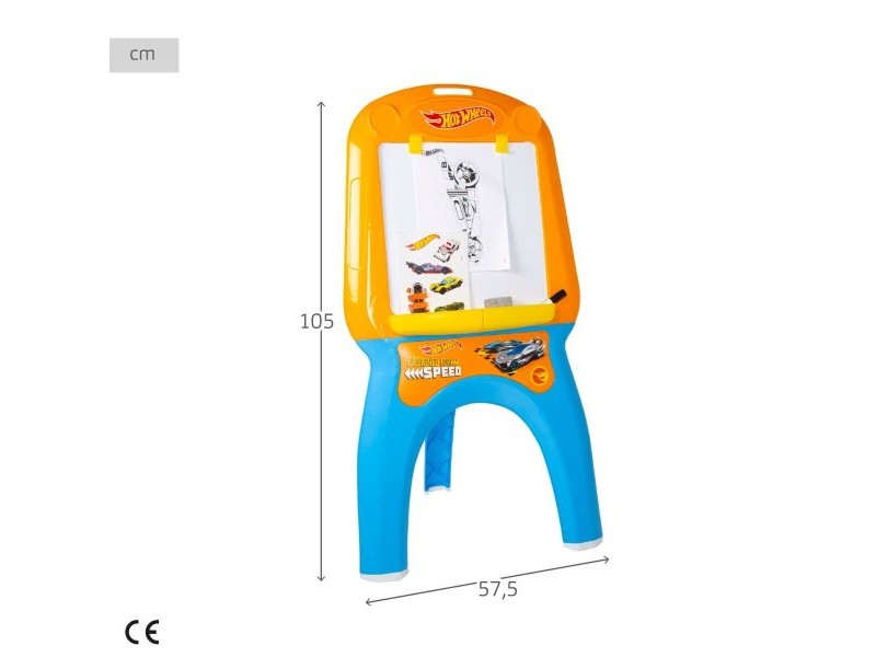 Бяла дъска Hot Wheels 3 броя 57,5 x 105 x 43 cm