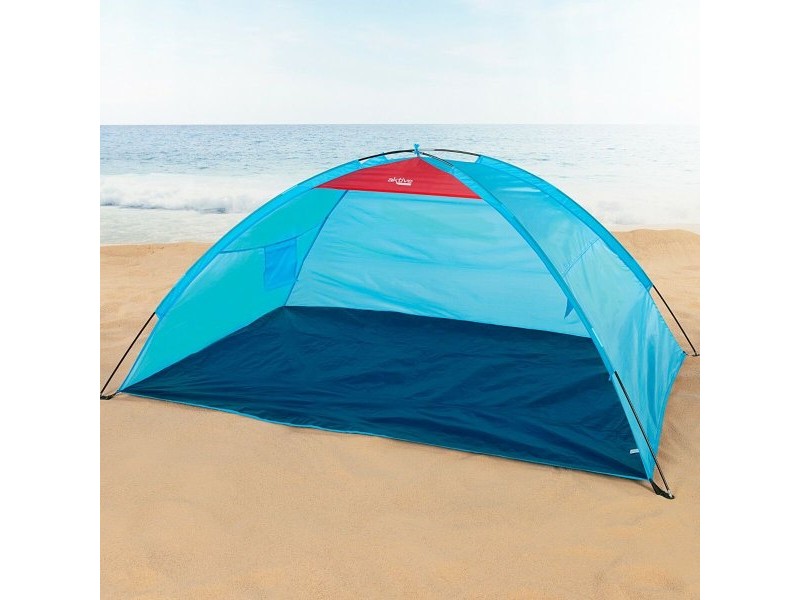 Beach Windscreen Aktive Син полиестер Oxford 210D 200 x 92 x 130 cm 200 x 130 x 92 cm