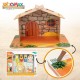 Рождествена Коледна Сцена Woomax Дървен Картон 22 x 16 x 12 cm 11 Части