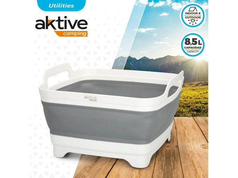 Мивка Aktive Сгъваем 8,5 L Къмпинг 30,5 x 20 x 30 cm 6 броя