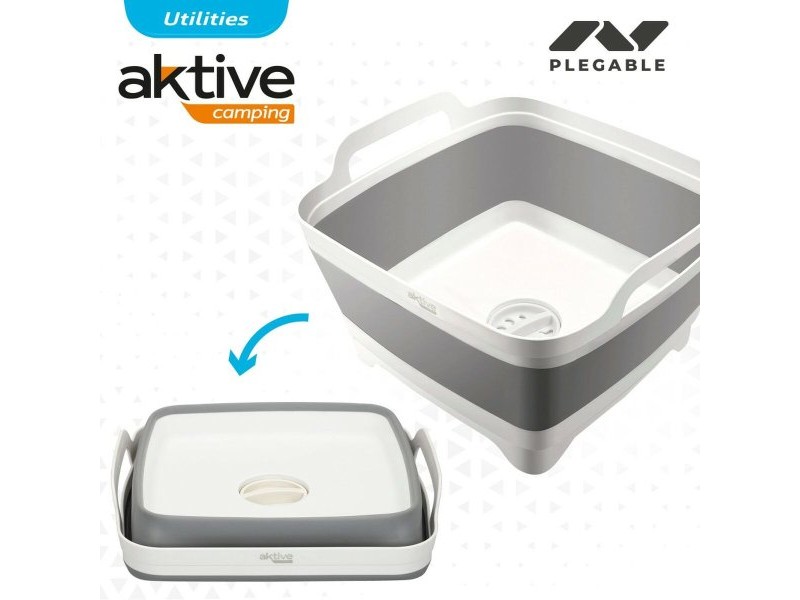 Мивка Aktive Сгъваем 8,5 L Къмпинг 30,5 x 20 x 30 cm 6 броя