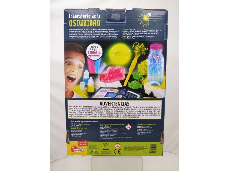 Научна Игра Lisciani Giochi Laboratorio de la oscuridad ES (6 броя)